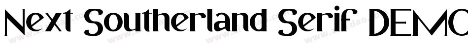 Next Southerland Serif DEMO字体转换